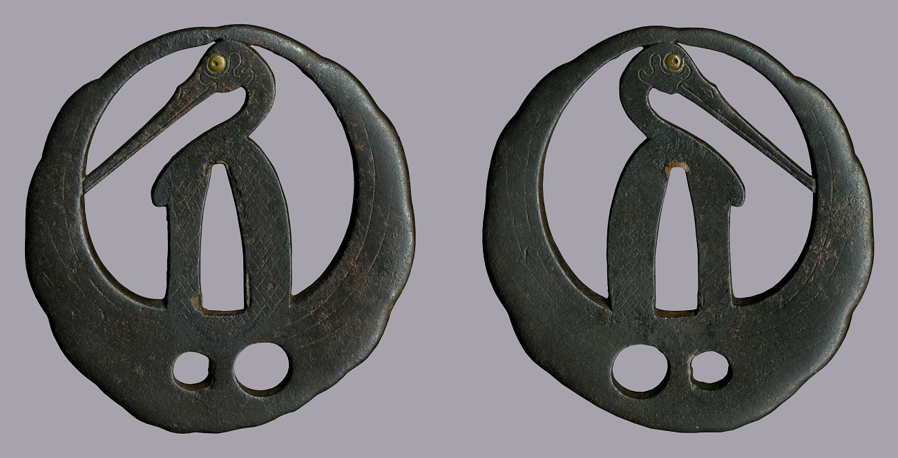 Higo Crane Tsuba Composite_1300px